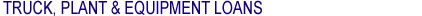 Truck & Equipment Loans